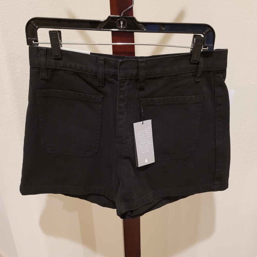 Stone & Row black jean shorts, size 29 - NEW